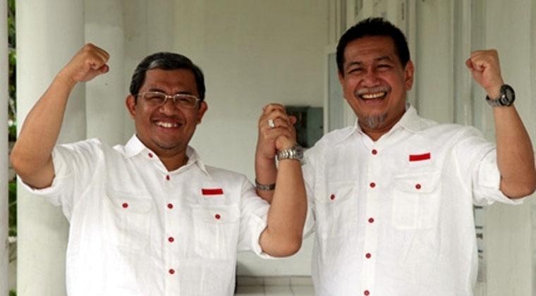 Gubernur Jabar Aher-Deddy (Foto via harnas/Nusantaranews)