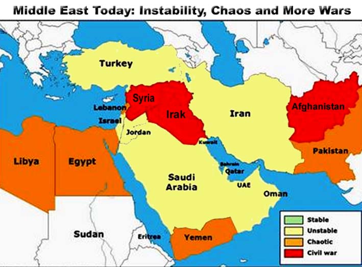 Peta Kawasan Timur Tengah