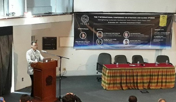 The First International Conference of Strategic and Global Studies (ICSGS) (Foto Istimewa/Nusantaranews.co)