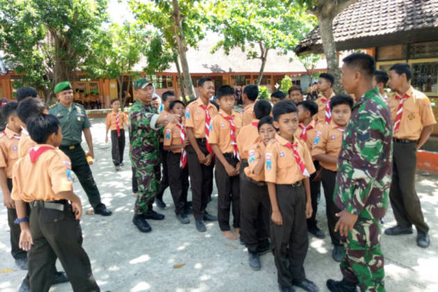 Di Ngawi, Serka Samino Ingin Pelajar Punya Semangat Juang Tinggi Bela