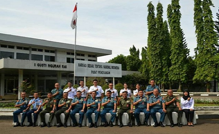 Umum Badan Keamanan Laut (Bakamla) berkunjung ke Puspen TNI di Cilangkap, Jakarta Timur. Foto: Dok. Puspen TNI