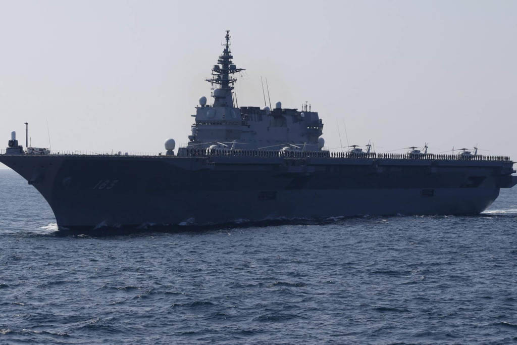 Kapal Induk Angkatan Laut Jepang, Izumo. Foto: REUTERS