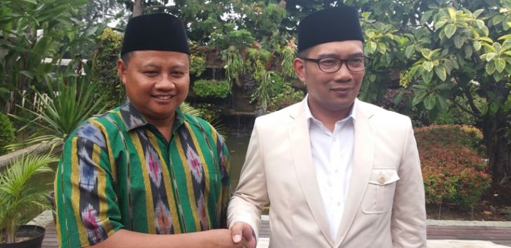 Ridwan Kamil dan Uu Ruzhanul (Foto Dok. Pojoksatu)