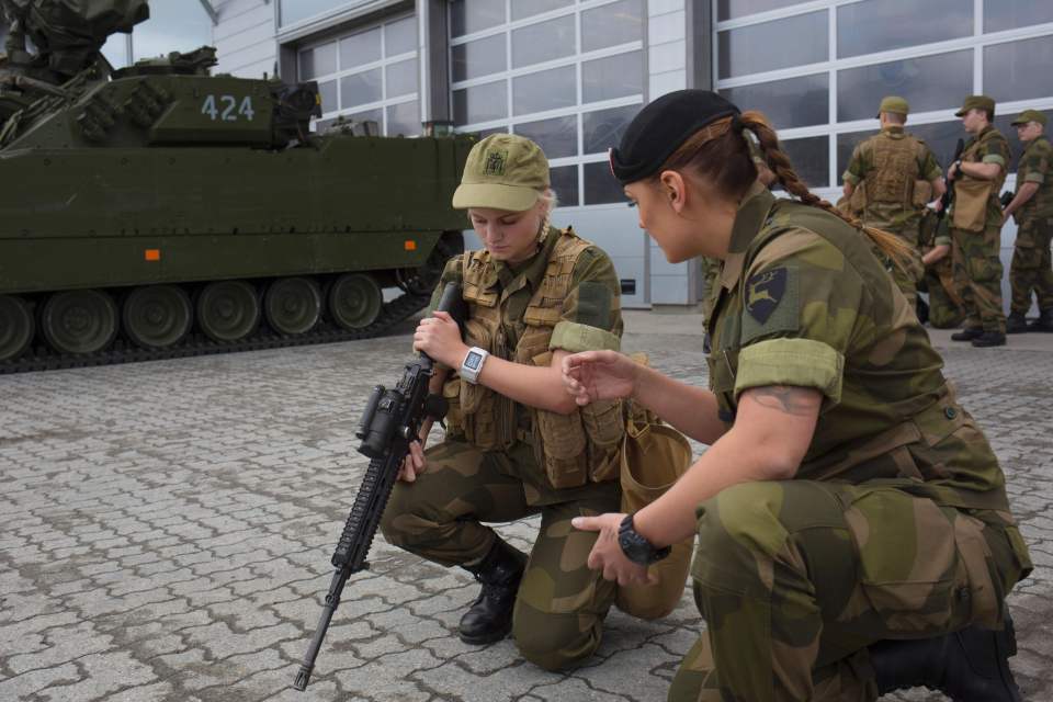 Tentara militer Norwegia (The Norwegian Armed Forces). Foto: Getty Images