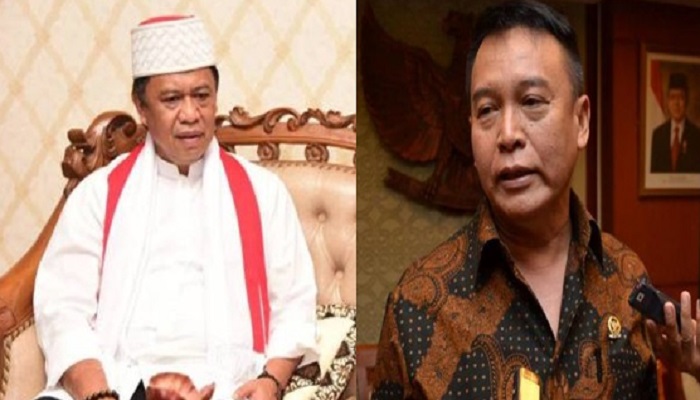 Pasangan calon gubernur dan wakil gubernur Jawa Barat dari PDI Perjuangan, Tubagus Hasanuddin dan Anton Charliyan. Foto: Dok. NusantaraNews