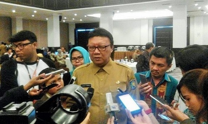 Menteri Dalam Negeri (Mendagri) Tjahjo Kumolo. (Foto: Fadilah/Nusantaranews)