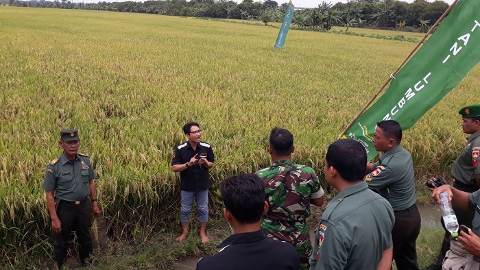 Komando Distrik Militer (Kodim) Wilayah Demak, Jawa Tengah bersama Lumbung Banyu Bumi melaksanakan Pendidikan dan Pelatihan Tata Kelola Budidaya Pertanian Demak. Foto: MediaCenter/PDA/ NusantaraNews