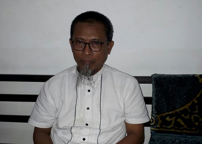Tersangka korupsi dana Kredit Usaha Tani (KUT), Salim Achmad yang sudah buron selama 11 tahun akhirnya ditangkap. (Foto: Mahdi Alhabib/NusantaraNews)