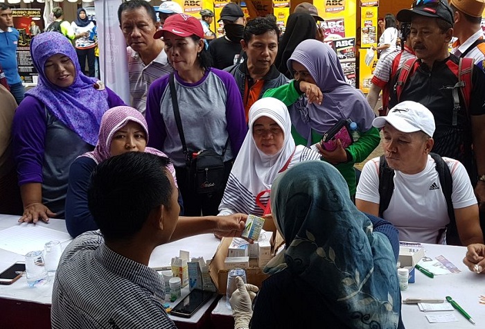 Cek kesehatan gratis di Sidoarjo (Foto Istimewa/Nusantaranews.co)