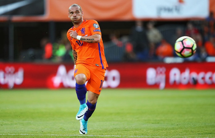 Pemain tengah hebat asal Belanda, Wesley Sneijder pensiun dari tim nasional Belanda. (Foto: Getty Images)