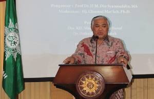 Din Syamsuddin Dinilai Sosok Paling Layak Menjadi Calon Wakil Presiden