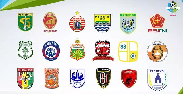 Daftar Klub Liga 1 Indonesia (Istimewa)