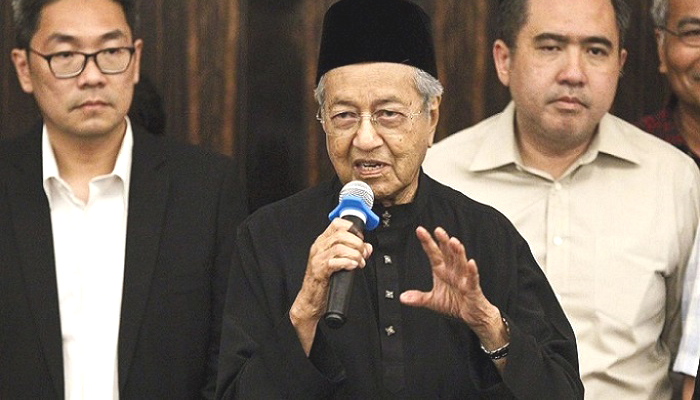 Perdana Menteri Malaysia terpilih pada Pemilu 2018, Mahathir Mohamad.