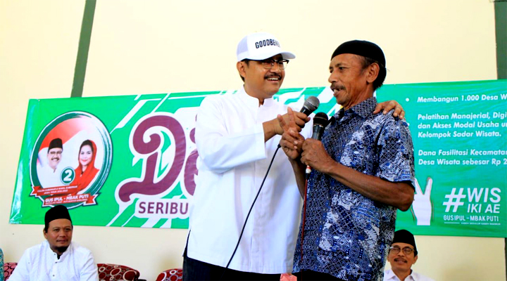 Gus Ipul Dorong Pertanian Organik Jadi Basis Desa Wisata. (FOTO: NUSANTARANEWS.CO/Setya)