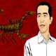 Kalajengking dan Jokowi (Ilustrasi Nusantaranews