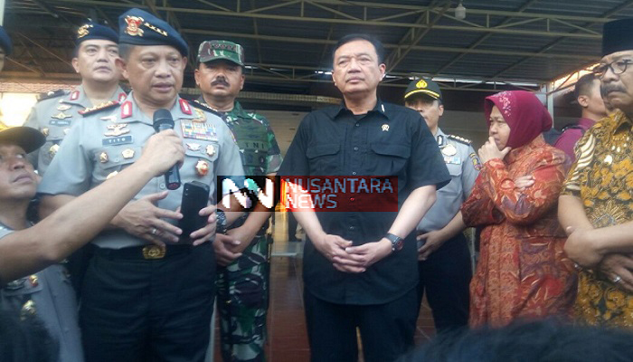 Kapolri, Dito Prianto, Pelaku Bom Tiga Gereja di Surabaya