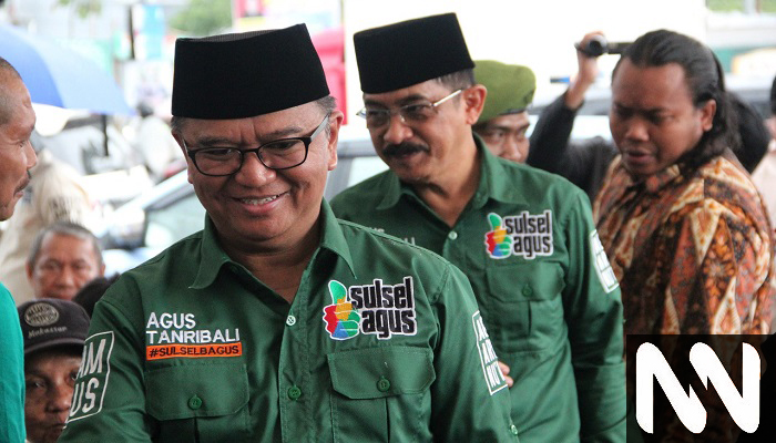 Pasangan calon gubernur dan wakil gubernur Sulsel, Agus Arifin Nu'mang dan Ahmad Tanribali Lamo. (Foto: Istimewa)