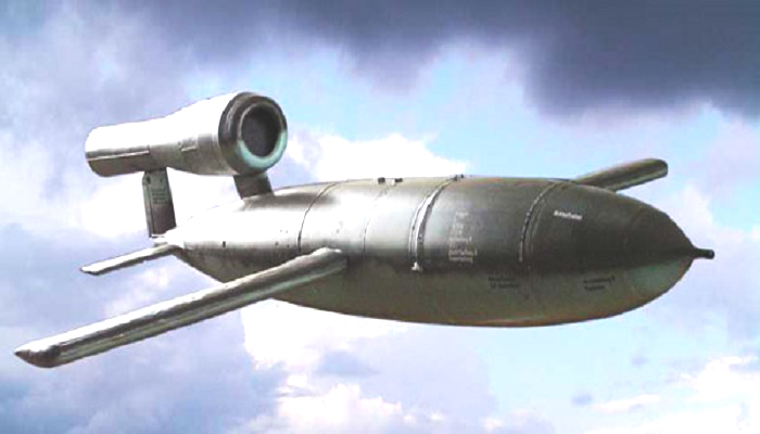 Rudal Vergeltungswaffe 1 (V-1) atau Fieseler Fi 103, atau The WWII V-1 Doodle Bug Flying Bomb. (Foto: Wikipedia)