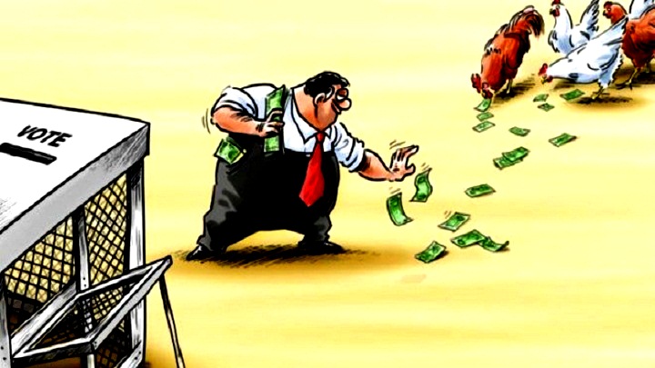 Politik by Money. (Ilustrasi: VoxNtt.com)