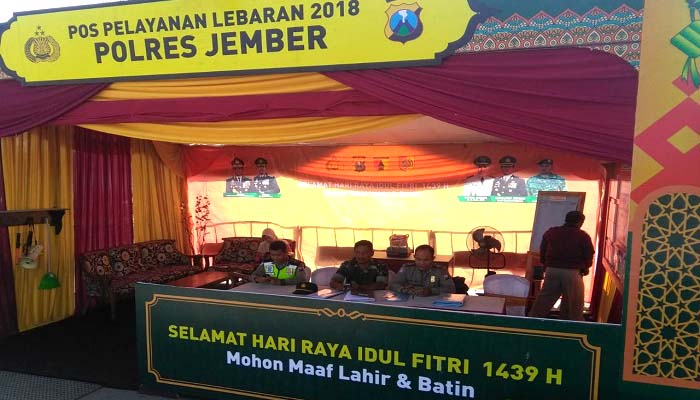 TNI-Polri Kabupaten Jember siap mengamankan lebaran 2018. (Foto: Istimewa)