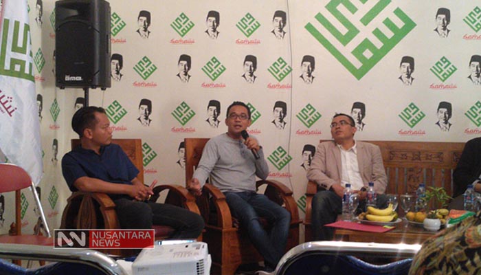 Diskusi yang Digelar Solidarita Ulama Muda Jokowi (Foto NUSANTARANEWS.CO/Romadhon)