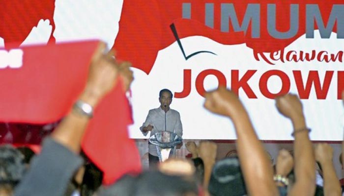 Jokowi Saat Sambutan di Sentul (Foto Dok. Antara)
