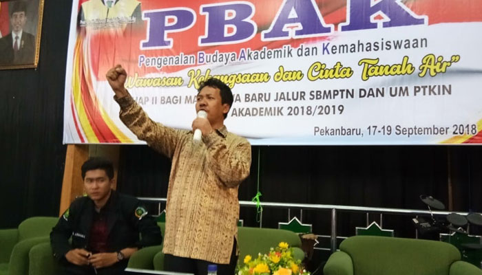 Akhmad Mujahidin Rektor UIN Syarif Kasim Riau (Foto Istimewa)