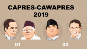 Pasangan Capres Cawapres 2019 (Foto Dok. Nusantaranews)
