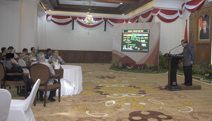 Gubernur Jatim Menerima Kunjungan Kerja Gubernur Banten di Gedung Grahadi Surabaya (FOTO: NUSANTARANEWS.CO/Setya)