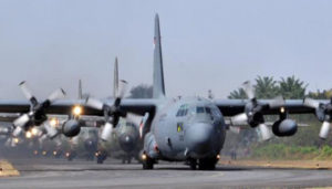 Sejumlah Pesawat TNI AU Dikerahkan Untuk Membantu Gempa Sulteng