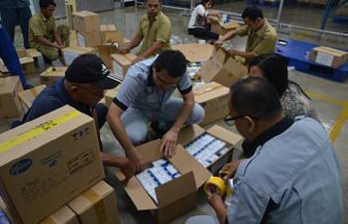 PT Pfizer Indonesia mengirimkan bantuan bencana alam bagi penduduk Lombok. (Istimewa)