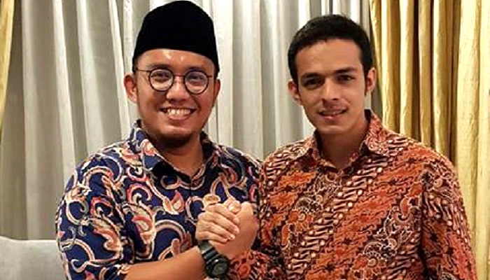 Koordinator Juru Bicara Prabowo-Sandiaga Dahnil Anzar Simanjuntak dan Gamal Albinsaid. (Foto: Facebook/Gamal Albinsaid)