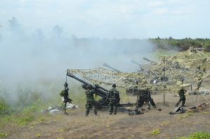 Latihan Bantuan Tembakan Terpadu di Situbondo Libatkan 3 Matra TNI