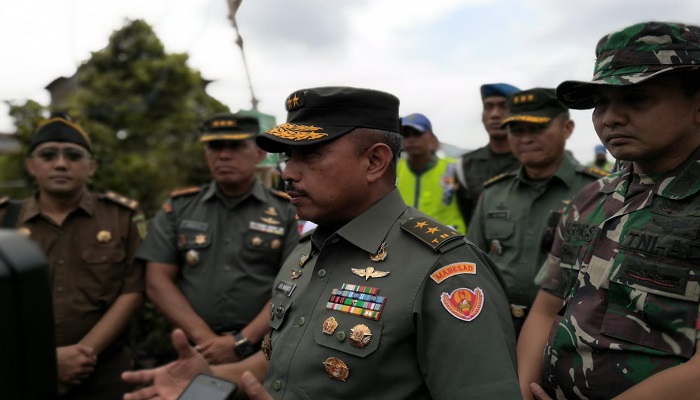 Masuki Tahap Akhir Mabesad Tinjau Lokasi TMMD ke 103