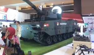 Medium Tank Pindad “Harimau” Produk Terbaru Alutsista Indonesia Dipamerkan