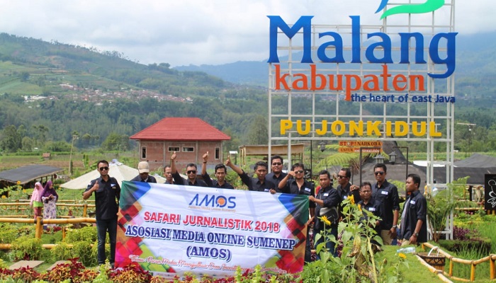 Sebanyak 16 media online yang tergabung dalam Asosiasi Media Online Sumenep (Amos) menggelar safari jurnalistik ke Kabupaten Malang dan Kota Batu, Jumat-Senin (21-24 Desember 2018). (Foto: NUSANTARANEWS.CO/M Mahdi)