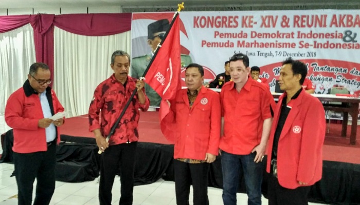 Kongres XIV Pemuda Demokrat Indonesia dan Reuni Pemuda Marhaenis. (FOTO: NUSANTARANEWS.CO/Cahyo)