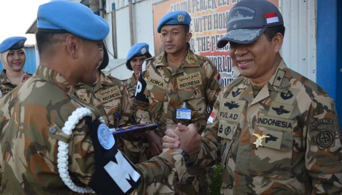 Kontingen UNIFIL Untuk Indonesia di Lebanon (Foto untuk NUSANTARANEWS.CO)