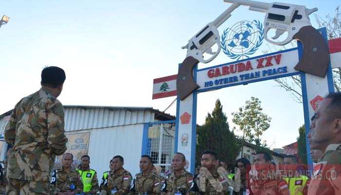 Kontingen UNIFIL Untuk Indonesia di Lebanon (Foto untuk NUSANTARANEWS.CO)