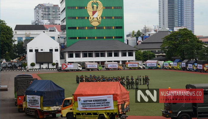 Pengiriman Bantuan Logistik TNI AD untuk Korban Tsunami Banten (Foto Dok. NUSANTARANEWS.CO)