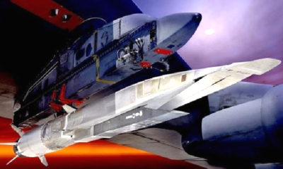 Prototipe rudal hipersonik X-51A Waverider. (FOTO: Dok. Engadget)