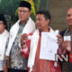 Tim Khusus Pemantapan Pemenangan Jokowi Ma’ruf Amin bersama Kordinator Tim Relawan Bersatu Ayep Zaki melaporkan terduka Penghina KH Ma'ruf Amin (Foto Ddok. NUSANTARANEWS.CO)