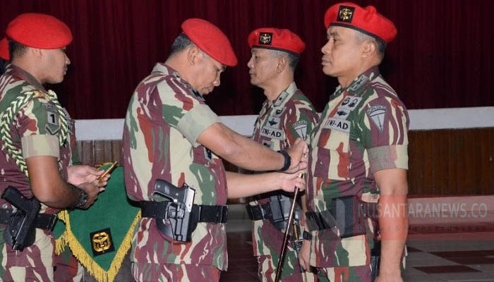 Danrem Surya Kencana, Bogor, Kolonel Inf Mohammad Hasan kini resmi menjabat Wakil Komandan Jenderal (Wadanjen) Kopassus menggantikan Brigjen TNI Richard HT Tampubolon (Foto untuk NUSANTARANEWS.CO)