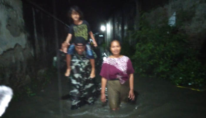 Evakuasi Korban Banjir di Kota Pekalongan Jawa Tengah (Foto Istimewa)