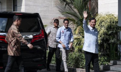 Prabowo dan Sandi bertemu SBY. (FOTO: CNN Indonesia)