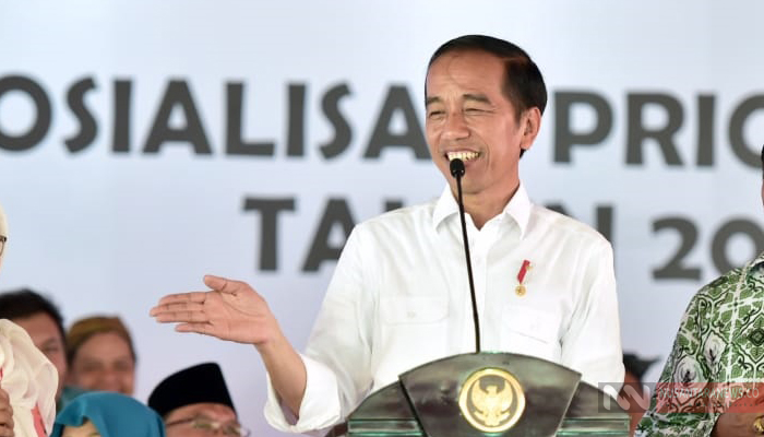 Presiden Jokowi (Foto: Muh Nurcholis/NUSANTARANEWS.CO)