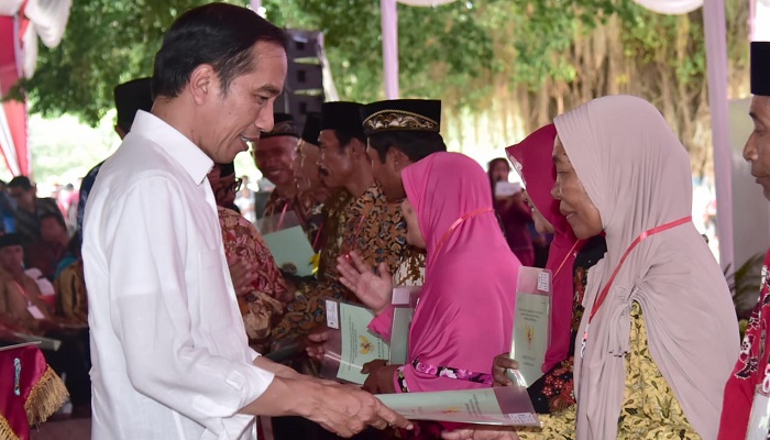 Soal Target Sertifikat Tanah di Ponorogo, Jokowi, Yang Jani Pak Menteri, Bukan Saya, nusantaranewsco