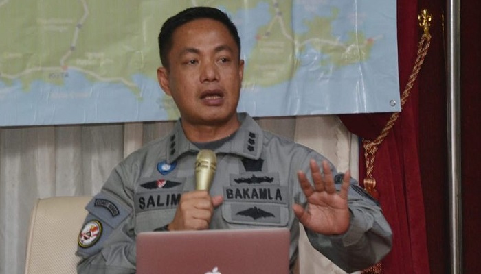 Plh Direktur Kerjasama Badan Keamanan Laut (Bakamla), Kolonel Bakamla Salim. (Foto: Humas Bakamla RI)