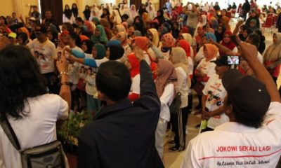 Gerakan Masyarakat Pecinta Tanah Air (GM Cita) Bogor deklarasi dukung Jokowi-Ma'ruf Amin. (FOTO: NUSANTARANEWS.CO/Dham)
