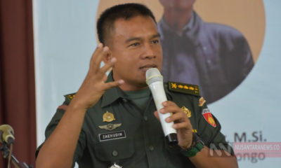 Kapendam Diponegoro Kolonel Arh Zaenudin Ajak Mahasiswa Perangi Hoax dan Golput (Foto Pendam Diponegoro untuk NUSANTARANEWS.CO).